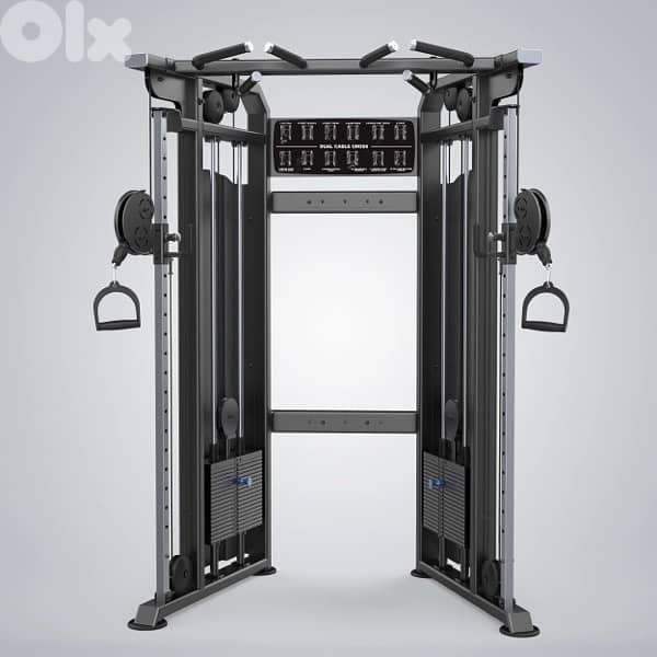 V-Cross Cable Functional Trainer – Dual Adjustable Pulley System 0