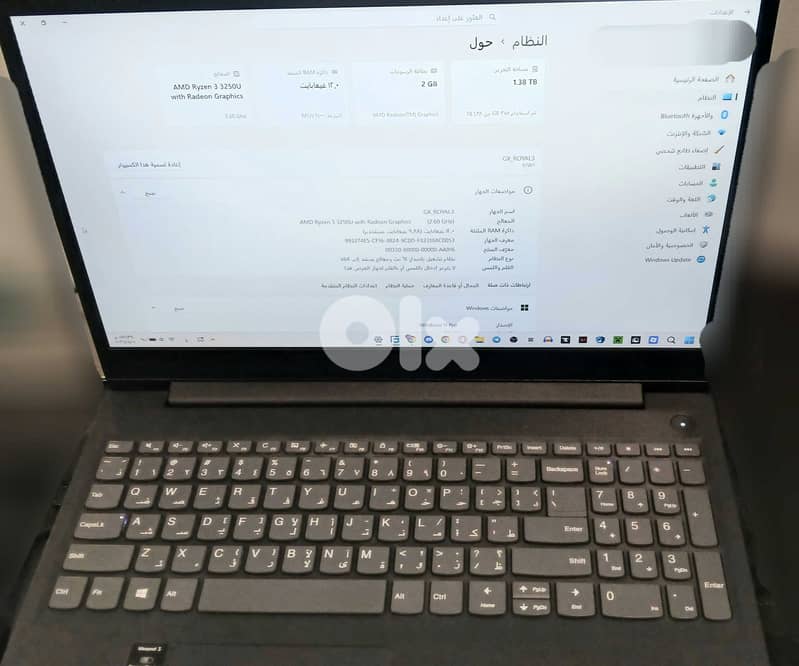 lenovo ryzen3 3250u, 2gb vram , 12gb ram , ssd 1,5t , 350$ 4