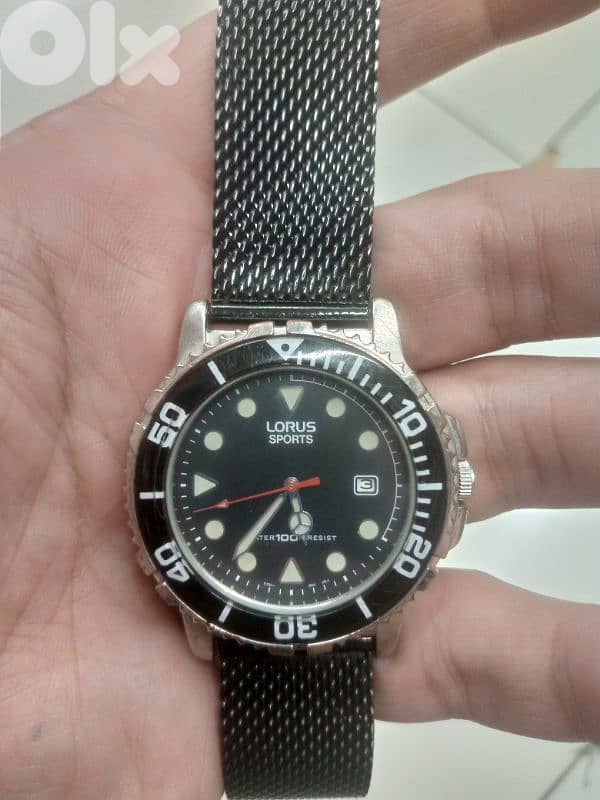 vintage LORUS Sport by Seiko diver watch 100M like new 3