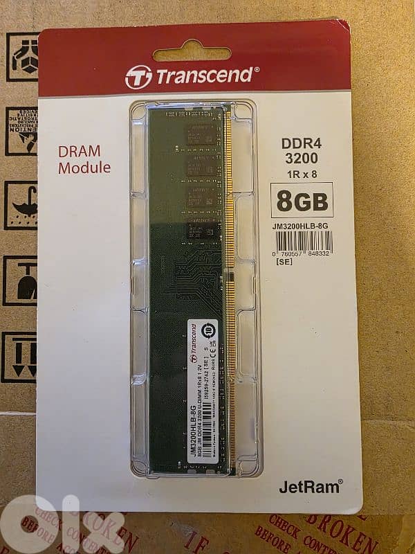 RAM 8 GB DDR4 DESKTOP TRANSCEND 3200 0