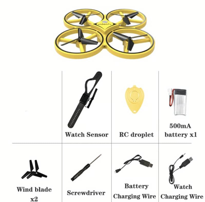 AEROCRAFT DRONE/QUADCOPTER 2.4G SENSOR REMOTE CONTROL. 2