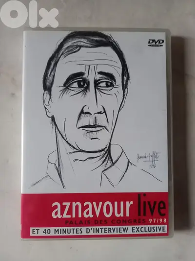 DVD live concert "Aznavour Live," at the Palais des Congrès Paris 97/9