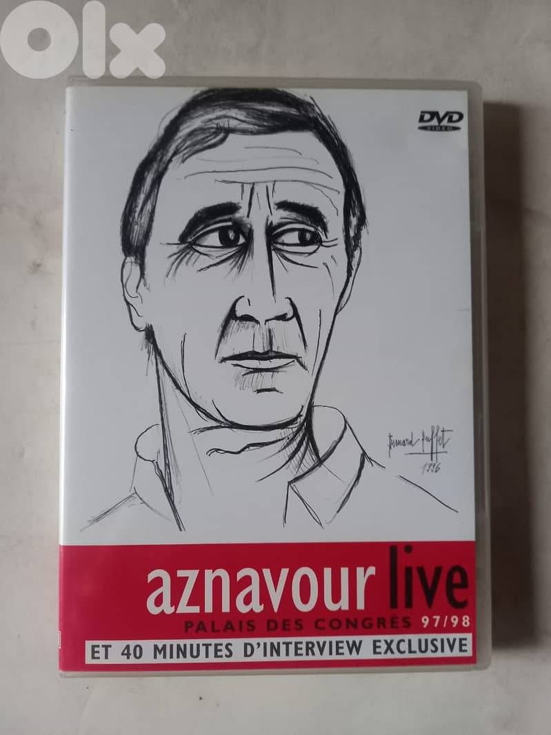 DVD live concert "Aznavour Live," at the Palais des Congrès Paris 97/9 0