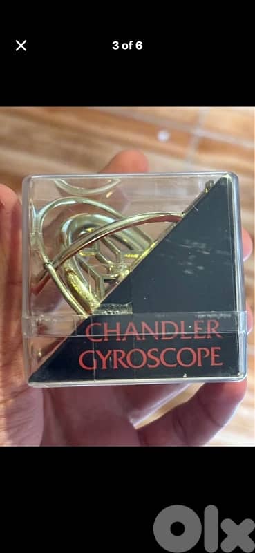 Rare Vintage 1987 Tedco 75th Anniversary Chandler Gyroscope - NOS 2