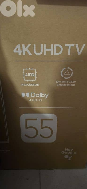 TCL GOOGLE TV 55 INCH SMART TV ANDROID 4K 0
