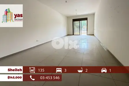 Sheileh 135m2 | Brand Flat | Calm Area | Well Lighted | Open View | EL