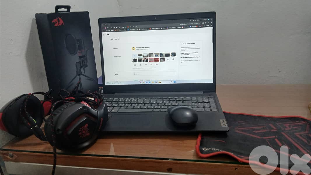 lenovo ryzen3 3250u, 2gb vram , 12gb ram , ssd 1,5t , 350$ 1