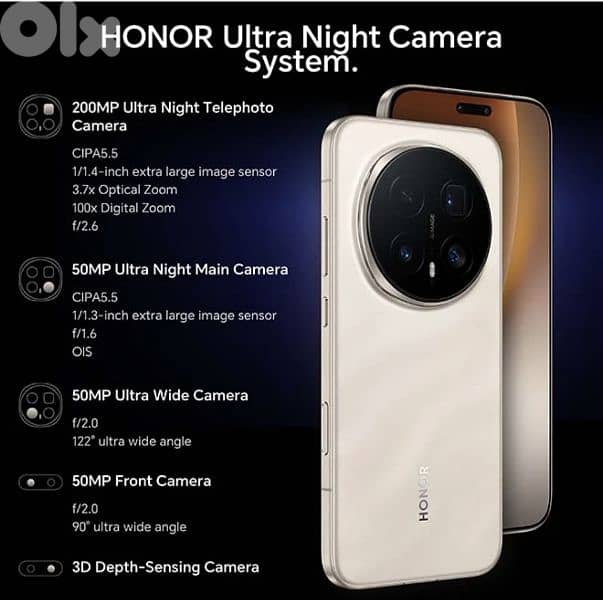 Honor magic 8 pro 16Gbram - 1Tb + honor watch fit + covers 0