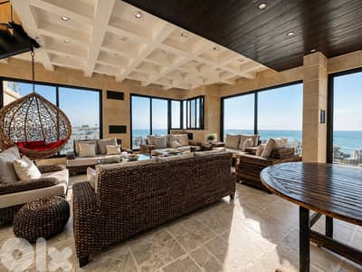 Zouk Mikayel | Signature 460m² Duplex | Huge Terrace | 360° Sea View