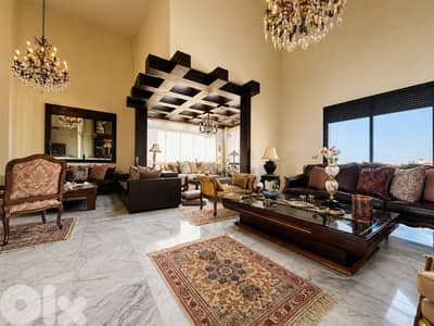 Zouk Mikayel | Signature 460m² Duplex | Huge Terrace | 360° Sea View