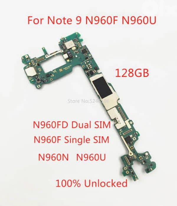 motherboard board samsung note 9 0