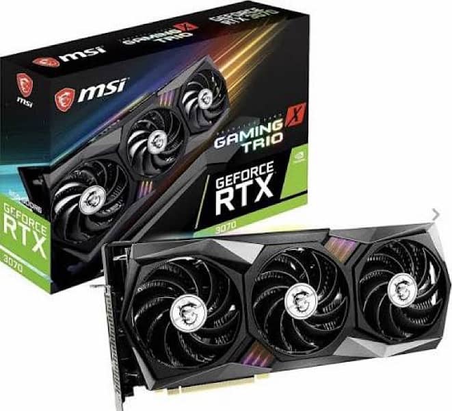 MSI RTX 3070 gaming trio 0