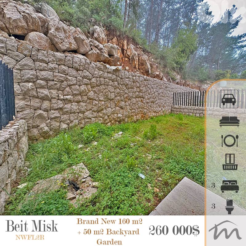 Beit Misk | Signature | Brand New 160m² + 50m² Backyard Garden | Views 0