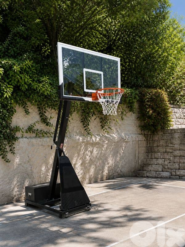 Heavy-Duty Adjustable Basketball Hoop – Professional Outdoor System 0