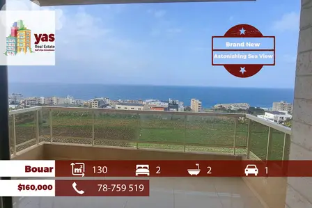 Bouar 130m2 | Brand New | Astonishing Sea View | Calm Area | OH