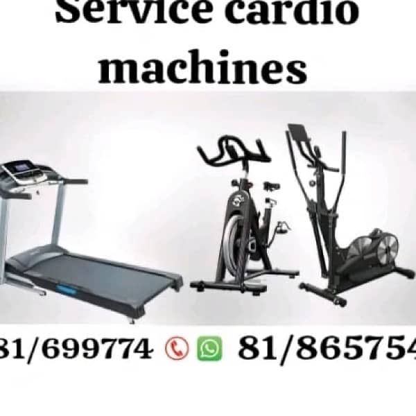 Service cardio machines  Treadmill and elliptical 0