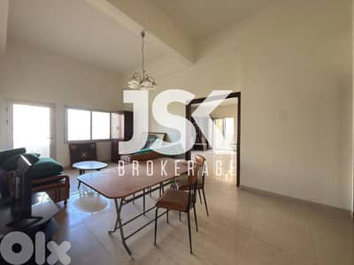 L21171-Spacious 3-Bedroom Apartment with Sea View For Rent in Gemayzeh