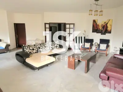 L21176 - Furnished Apartment with Terrace & View For Sale in Jeita