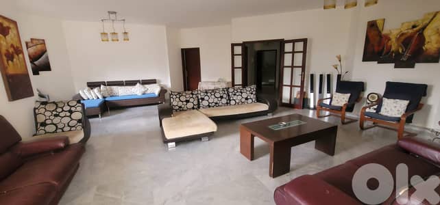 L21176 - Furnished Apartment with Terrace & View For Sale in Jeita