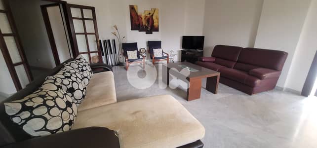 L21176 - Furnished Apartment with Terrace & View For Sale in Jeita