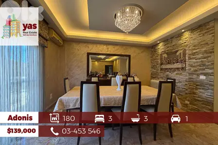 Adonis 180m2 | Renovated Flat | Calm Area | Prime Location | EH/RH/EL
