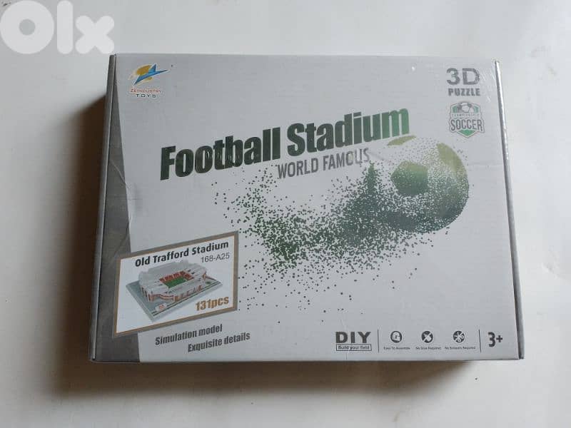 3D puzzle old Trafford stadium 1