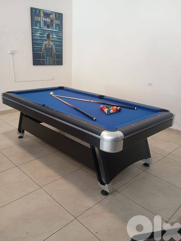 pool table billiard 8ft (wooden) 0