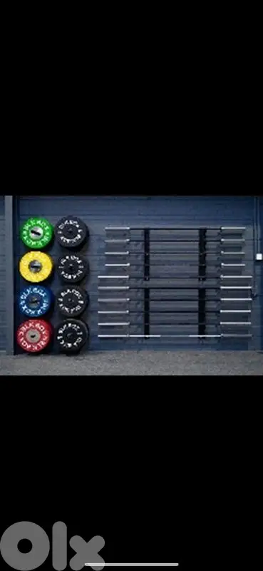 Wall rack for plates and axes