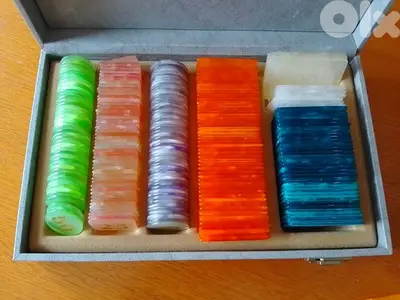 Bakelite poker chips vintage