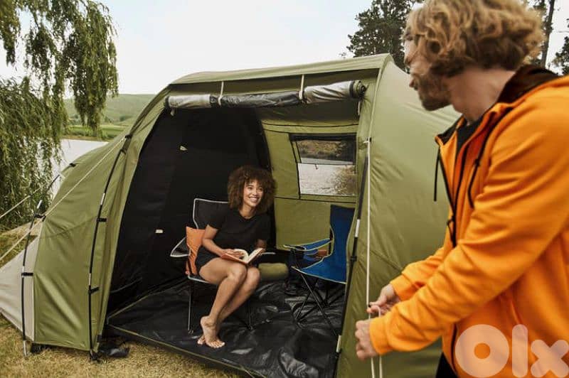 crivit tunnel blackout 4 person tent 1