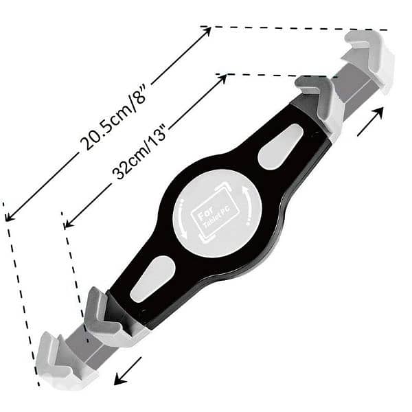 360 Angel Adjustable Tripod Stand for 8-12 inch Tablet,iPad 1