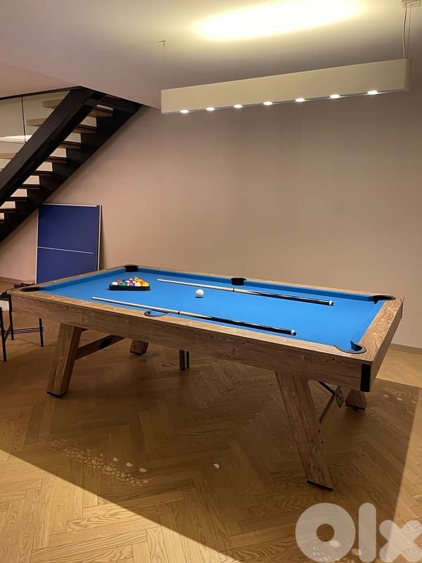 8ft 3-in-1 Billiard, Table Tennis, and Dining Table 2