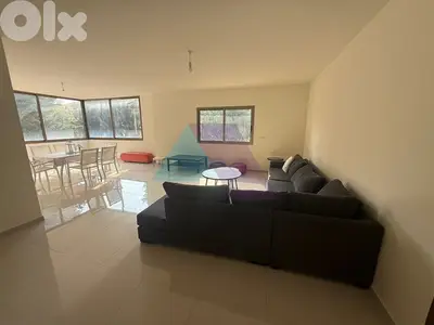 Furnished 168m2 apartment+open view+terrace 4sale in Ballouneh - بلونة