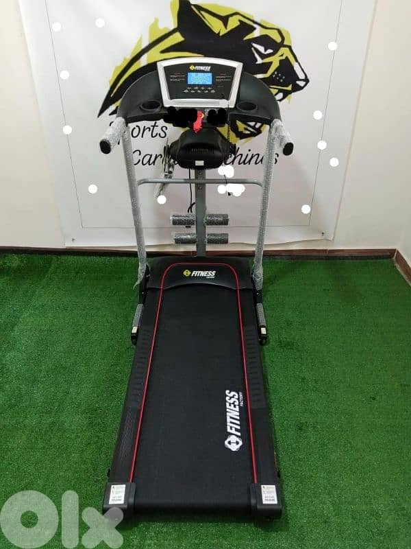 treadmill sports  2,5hp motor, vibration message, 3