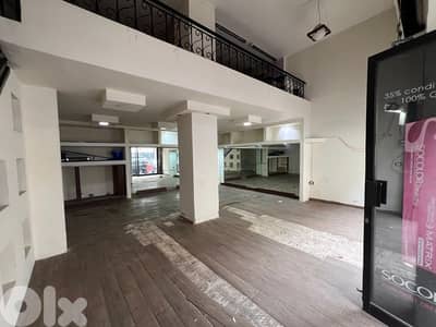 80m 2Floors shop+Parking sale furn cheback good location beirut