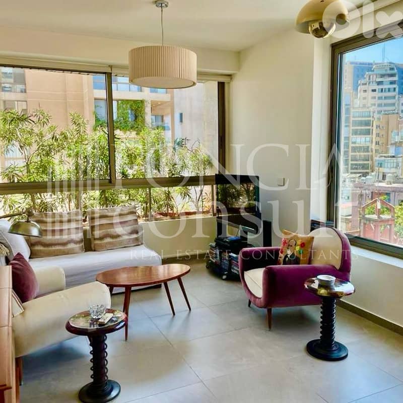 Charming & Sun-Filled Apartment with Stunning Sea & Beirut Views 0