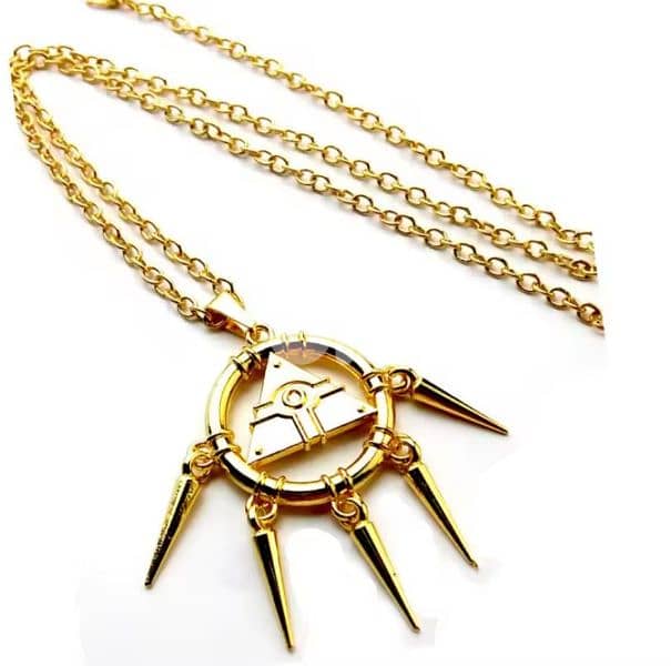 Original Metal Millinium Ring Necklade Yugioh 0