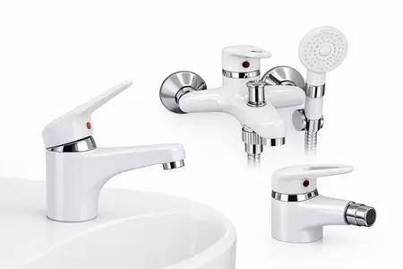 Bathroom set Bath, basin and bidet - أدوات الحمام البانيو حوض بيديه