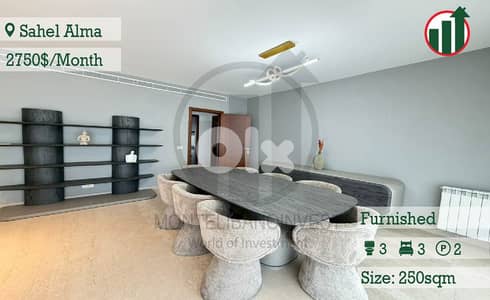 Furnished Apartment for Rent in Sahel Alma !!