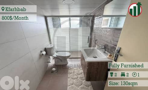 Fully Furnished Apartment for Rent in Kfarhbab !!