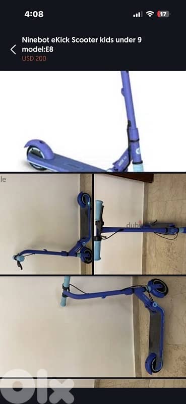 Ninebot electric scooter for kids under 9 0