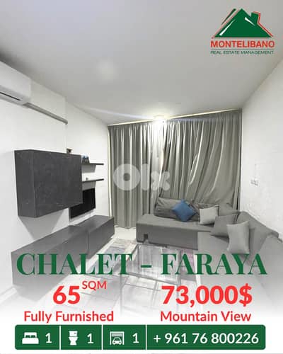 65 sqm Chalet For Sale in Faraya فاريا with Mountain View