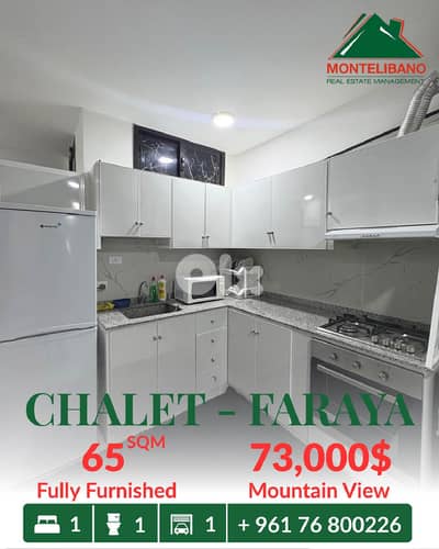 65 sqm Chalet For Sale in Faraya فاريا with Mountain View