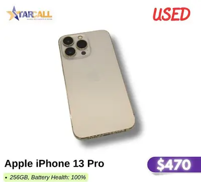 apple iphone 13 pro used gold