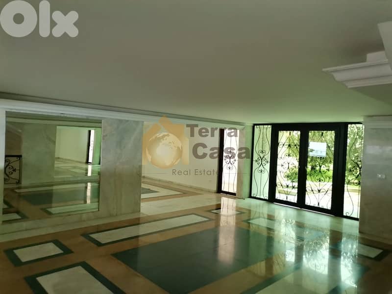 broummana Luxurious apartment 350 sqm + 250m garden, shared pool #2380 0