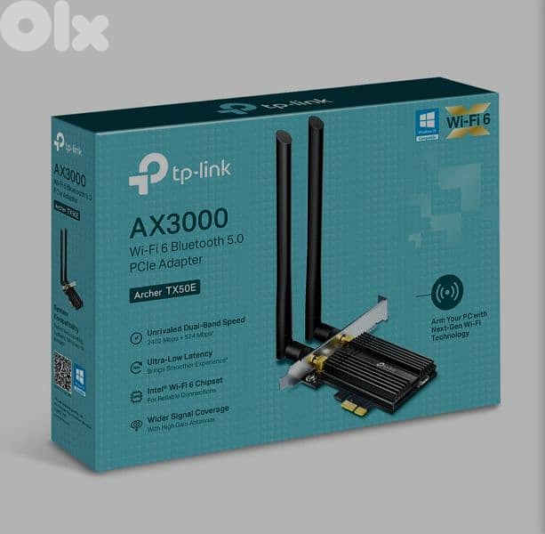 TP LINK AX3000 ( WIFI 6 AND BLUETOOTH 5.0) 1