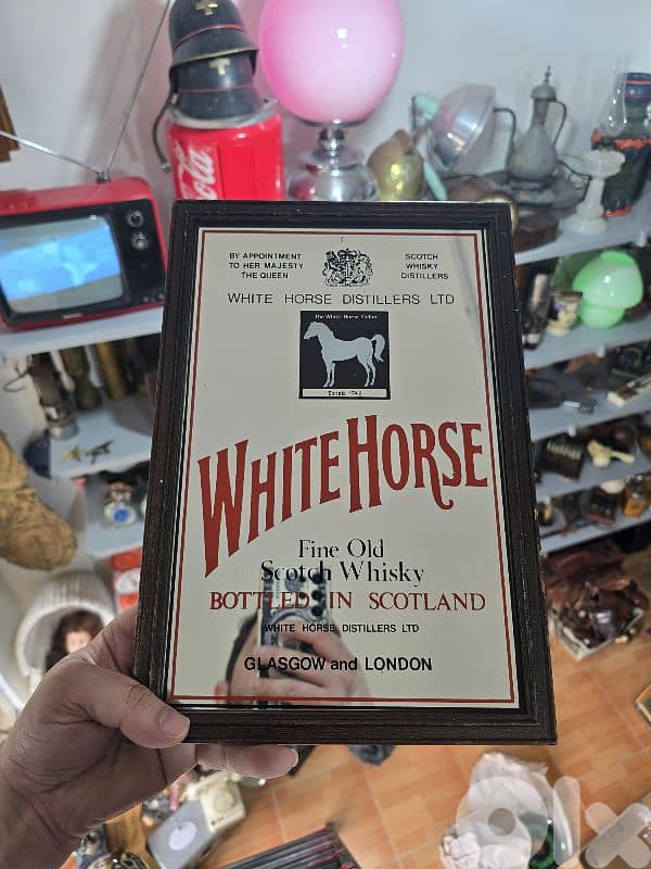White Horse Scotch Whisky advertising mirror 0