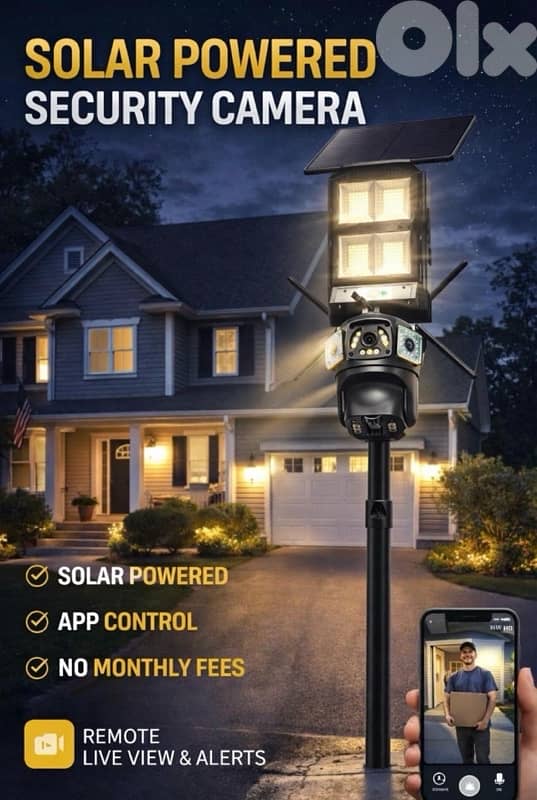3 lenses security camera 0