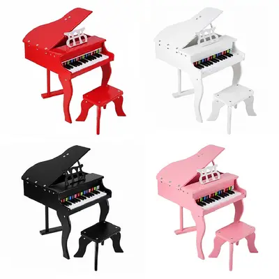 Wooden Mini Piano Toy for Kids – 30 Keys Musical Fun - بيانو خشبي صغير