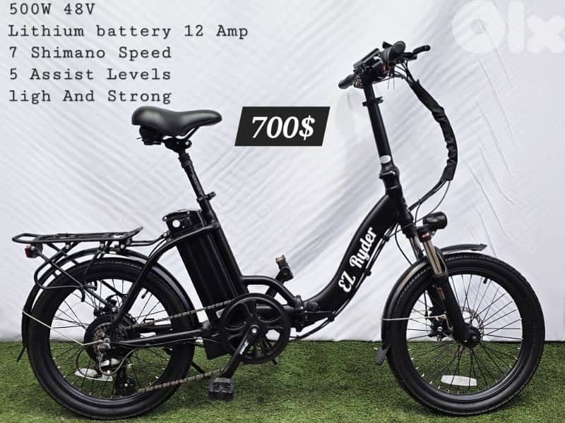 Electric foldable city bike 6